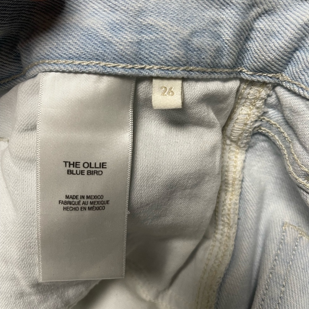 EUC Favorite Daughter The Ollie Ultimate Baggy Wide Leg Jeans in "Blue Bird" - Picture 10 of 14